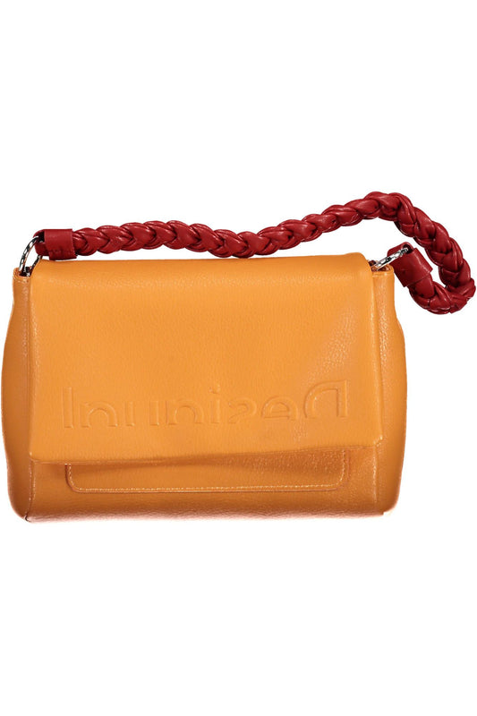 Sac à bandoulière Desigual Chic Orange avec détails contrastés