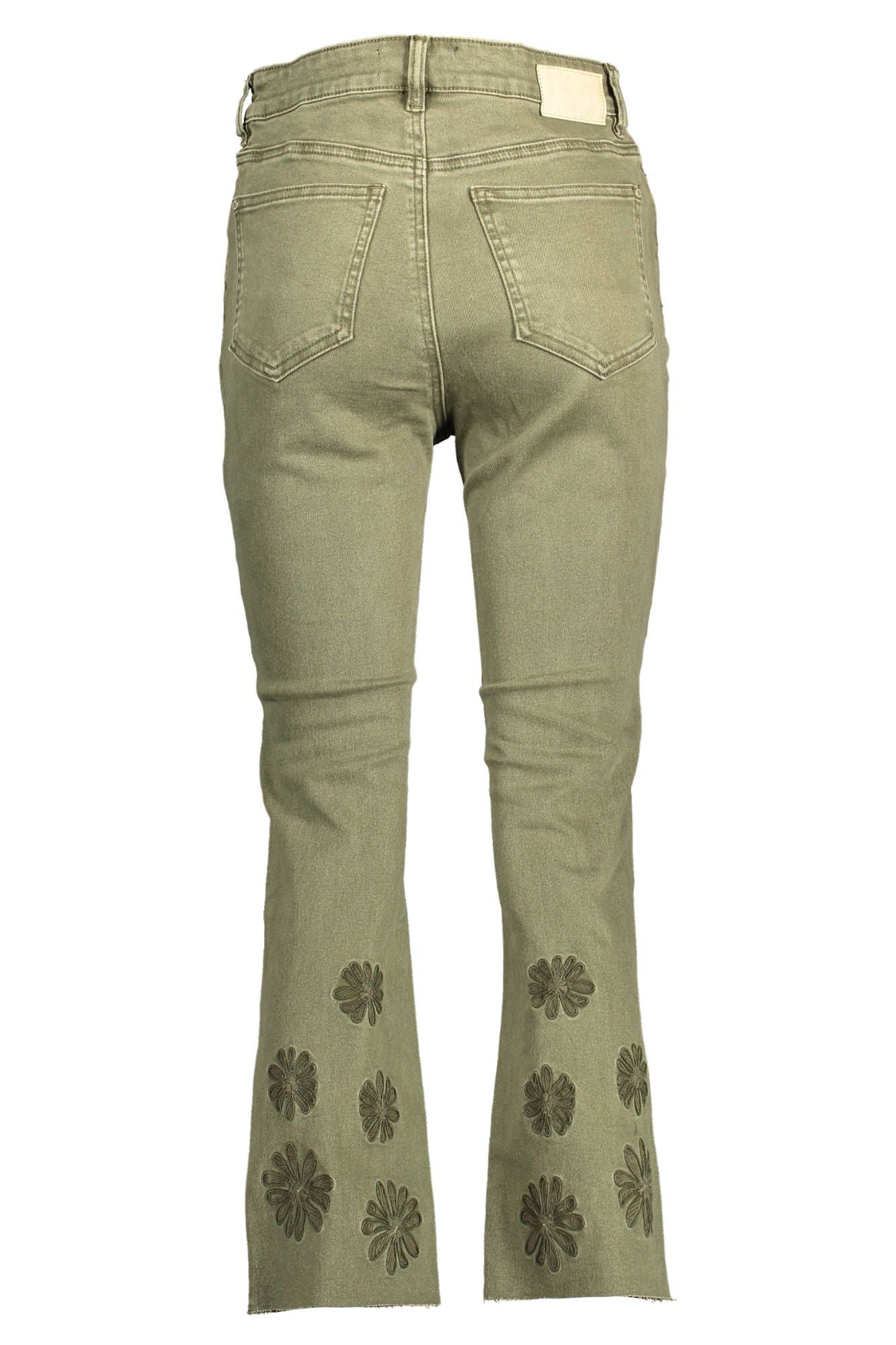 Desigual Green Cotton Women Jeans by Desigual