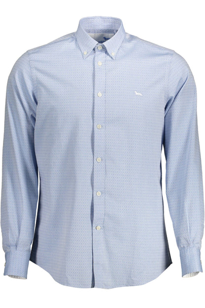 Harmont & Blaine Light Blue Cotton Regular Fit Shirt by Harmont & Blaine