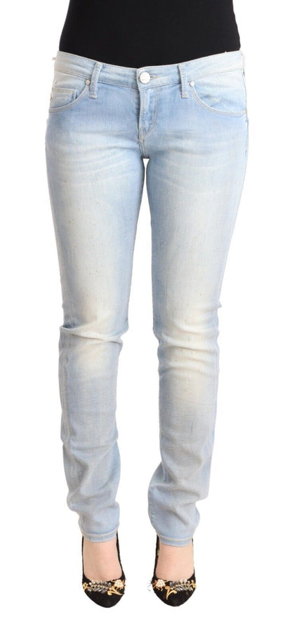 Jean skinny taille basse bleu clair Eight Chic