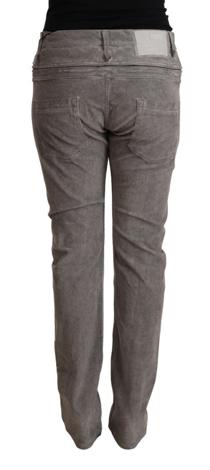 Jean coupe droite taille haute gris Eight Chic