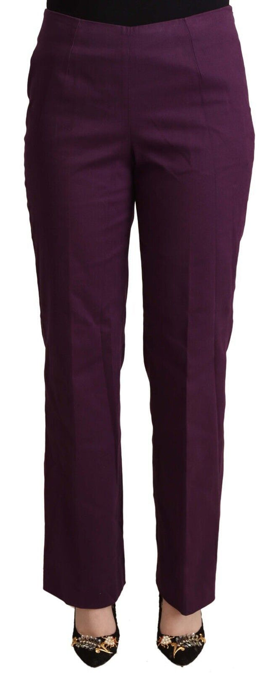 BENCIVENGA Violet High Waist Tapered Casual Pants by BENCIVENGA