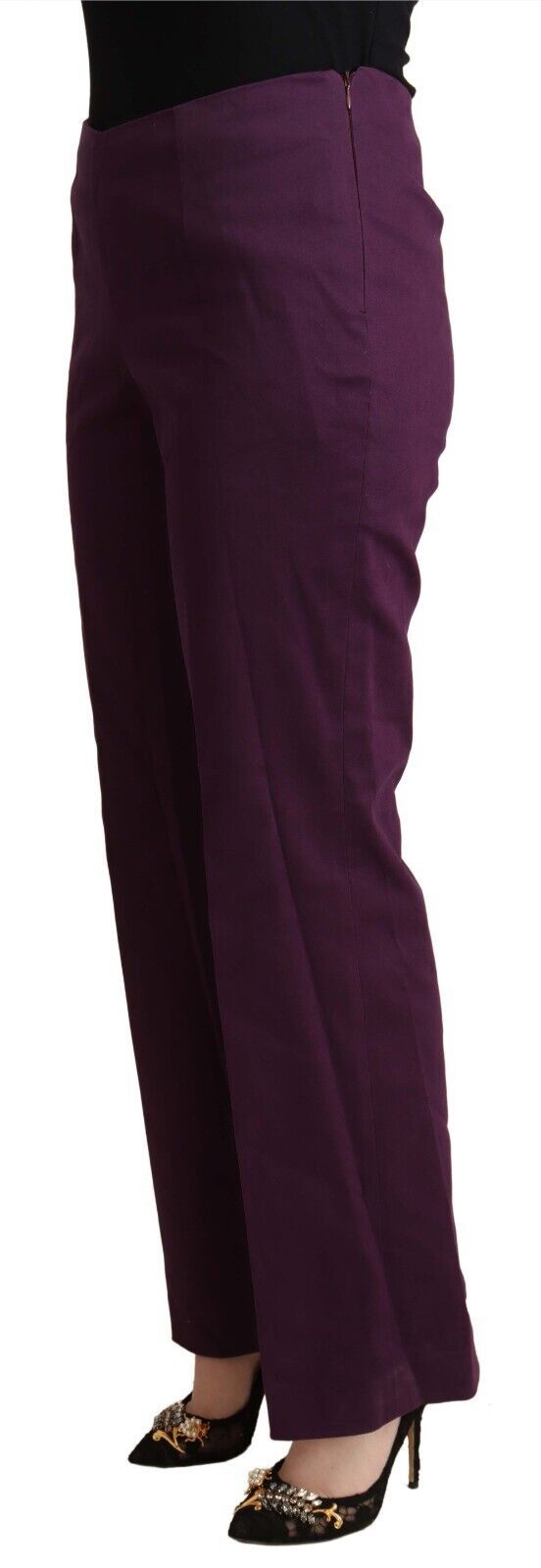 BENCIVENGA Violet High Waist Tapered Casual Pants by BENCIVENGA