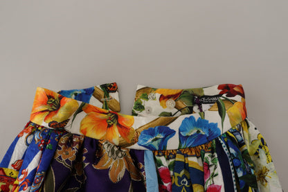 Jupe longue taille haute Dolce &amp; Gabbana à motifs siciliens