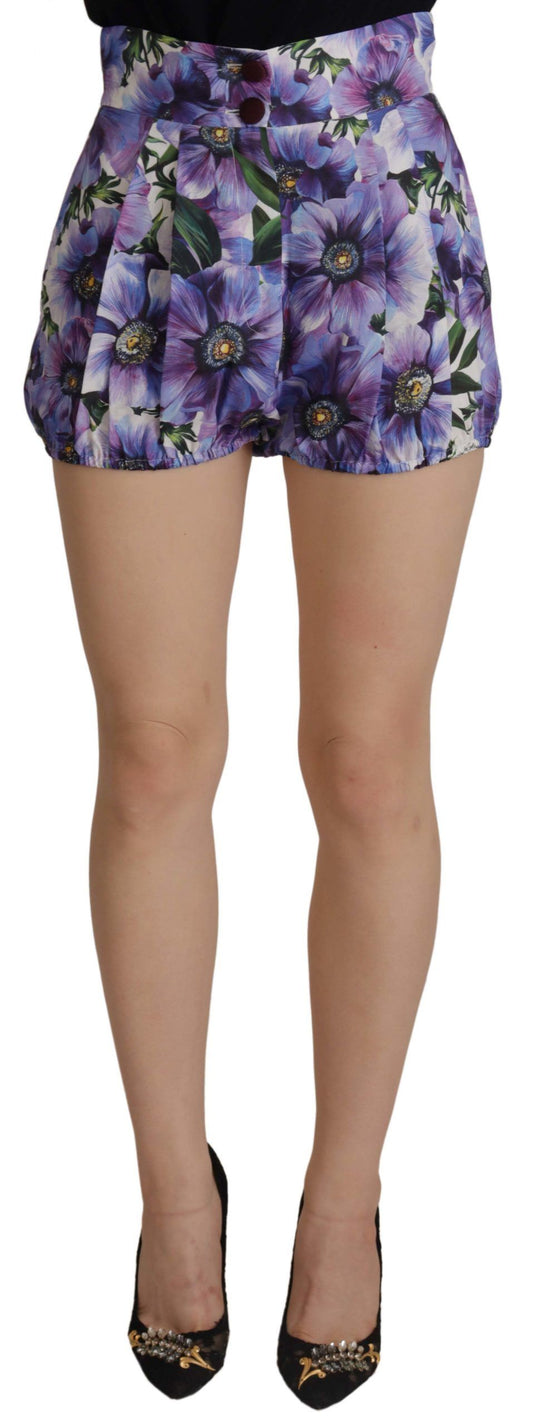 Dolce &amp; Gabbana - Short taille haute élégant à fleurs