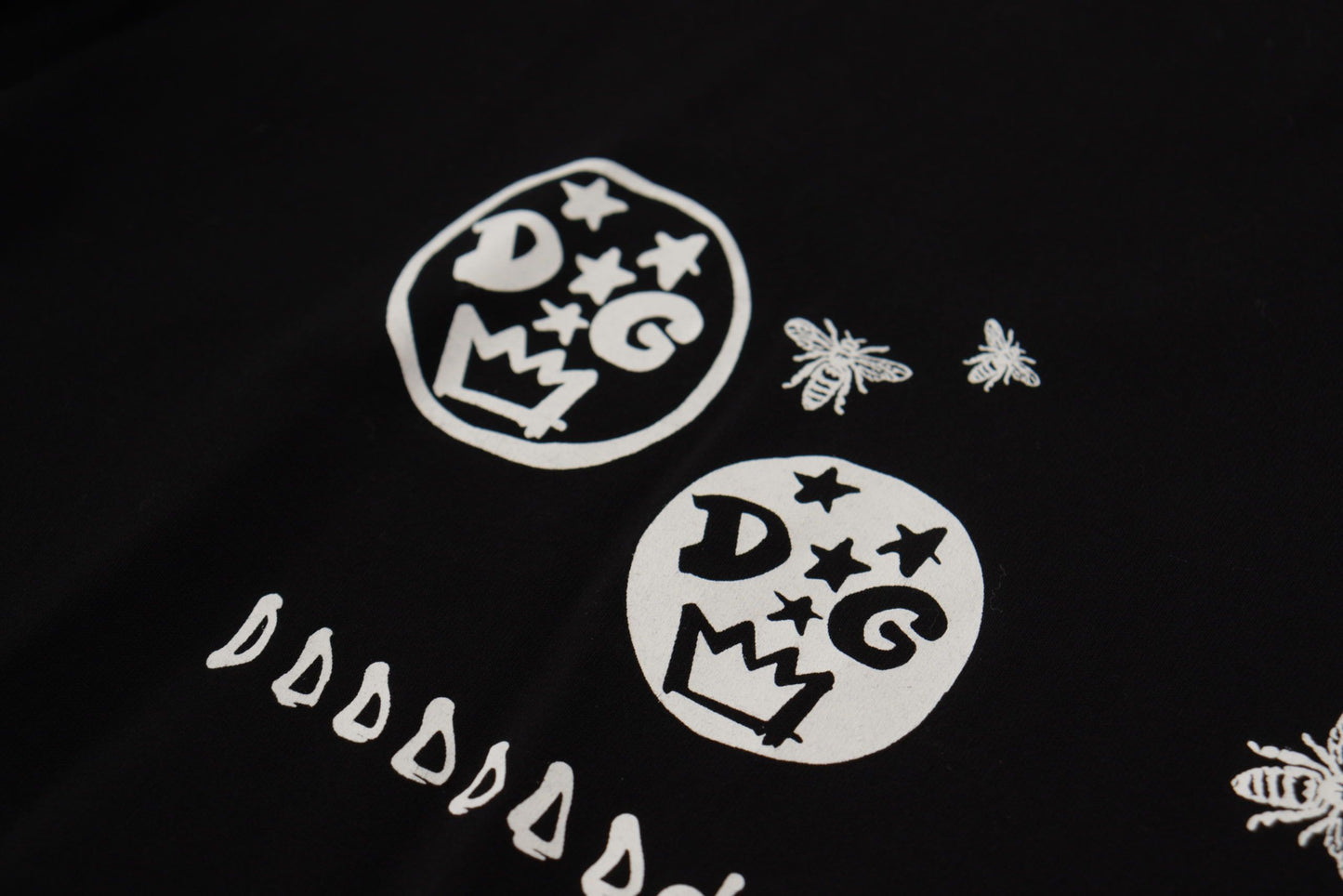 T-shirt en coton noir à logo Dolce &amp; Gabbana Chic pour femme