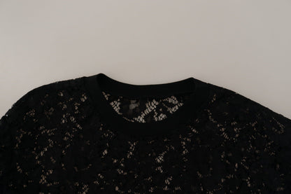 Dolce &amp; Gabbana - Chemisier noir élégant à manches longues