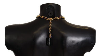 Collier élégant en cristal floral Dolce &amp; Gabbana