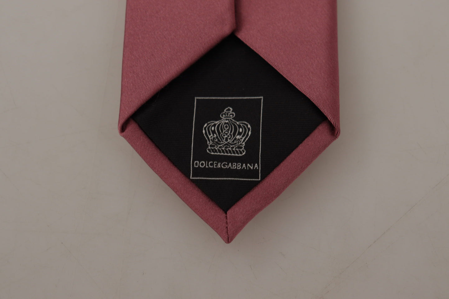 Dolce &amp; Gabbana Élégant nœud papillon en soie rose