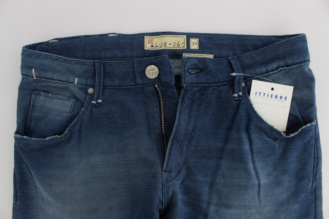 Eight Slim Fit Denim italien bleu délavé