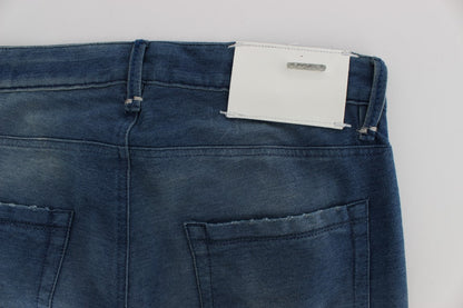 Eight Slim Fit Denim italien bleu délavé