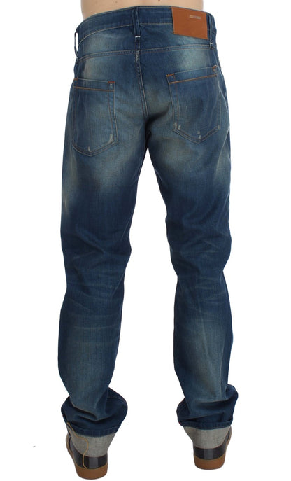 Délice en denim à coupe basse et ample Eight Chic