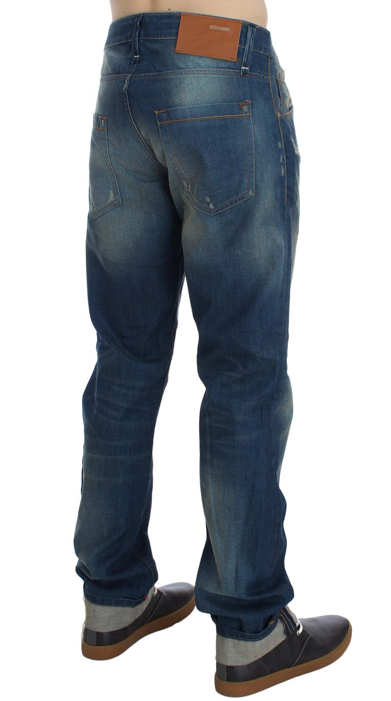 Délice en denim à coupe basse et ample Eight Chic