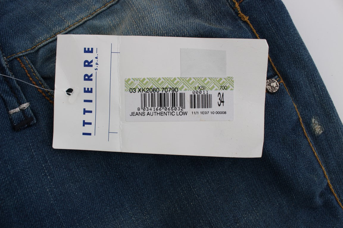 Délice en denim à coupe basse et ample Eight Chic