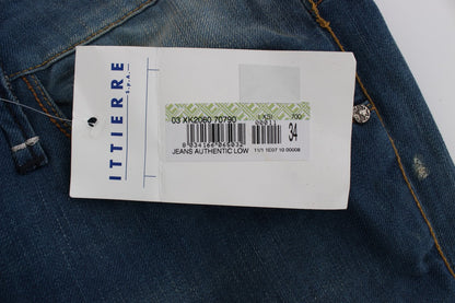 Délice en denim à coupe basse et ample Eight Chic