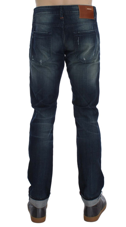 Huit jeans slim fit italiens en denim élégants