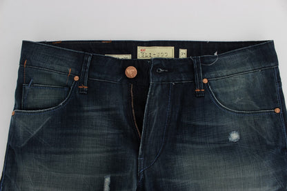 Huit jeans slim fit italiens en denim élégants