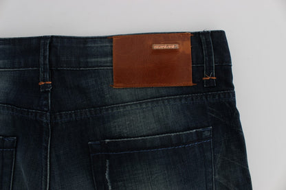 Huit jeans slim fit italiens en denim élégants
