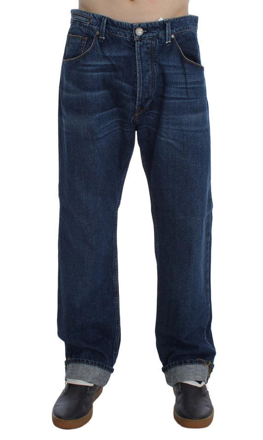 Huit jeans bleus chics et amples pour homme