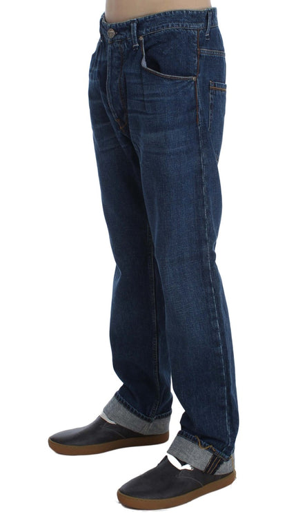 Huit jeans bleus chics et amples pour homme