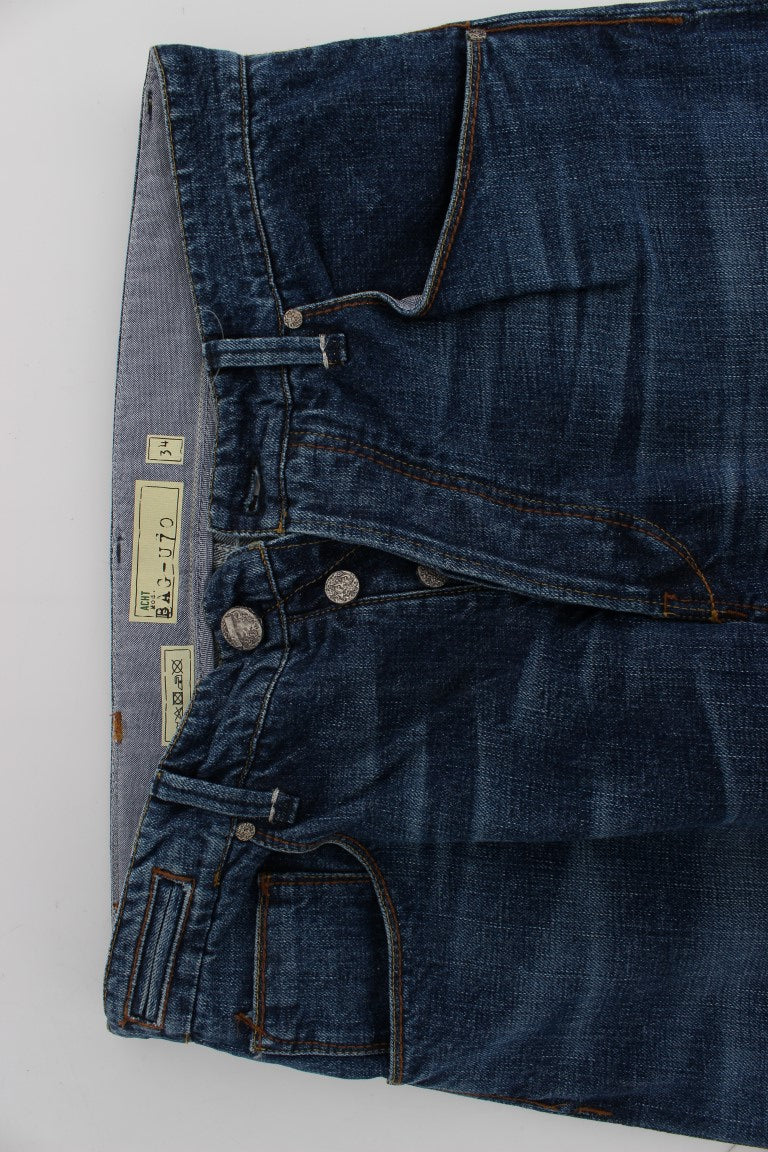 Huit jeans bleus chics et amples pour homme