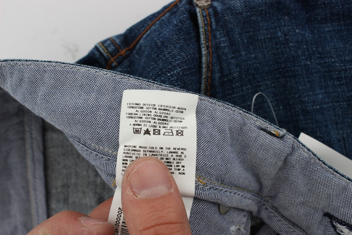 Huit jeans bleus chics et amples pour homme