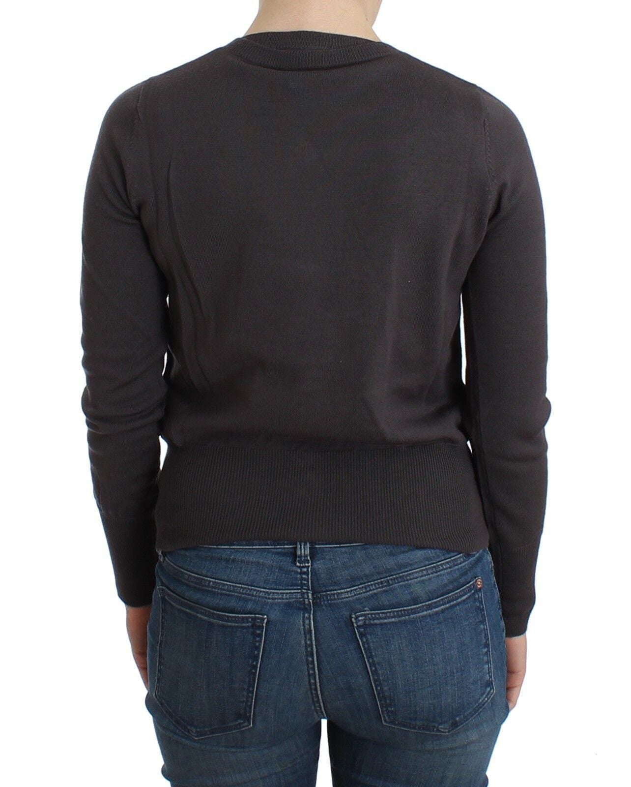 John Galliano Purple Wool Sequined Cardigan Knit Sweater by John Galliano