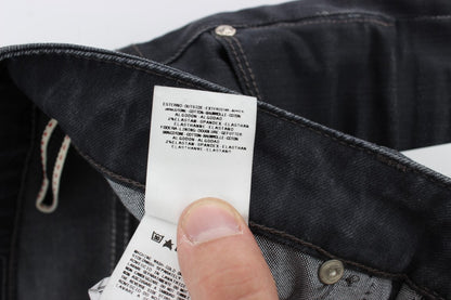 Huit jeans slim gris élégants de qualité supérieure pour homme