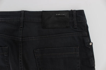 Huit jeans slim gris élégants de qualité supérieure pour homme