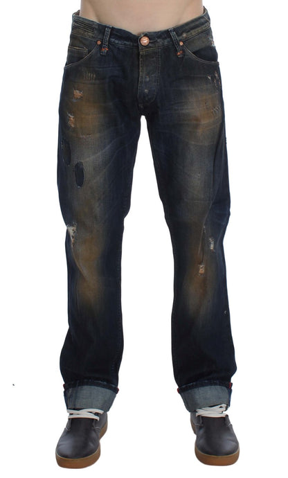 Huit jeans élégants en denim coupe droite pour homme