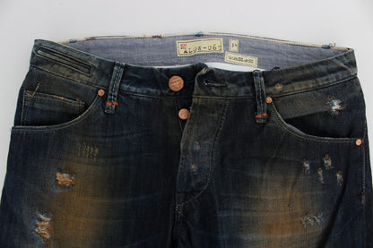 Huit jeans élégants en denim coupe droite pour homme