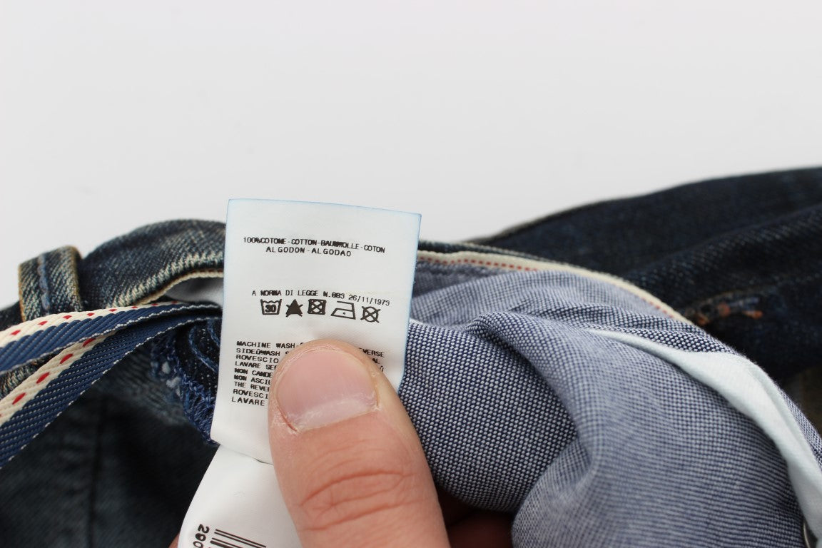Huit jeans élégants en denim coupe droite pour homme