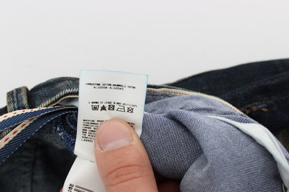Huit jeans élégants en denim coupe droite pour homme