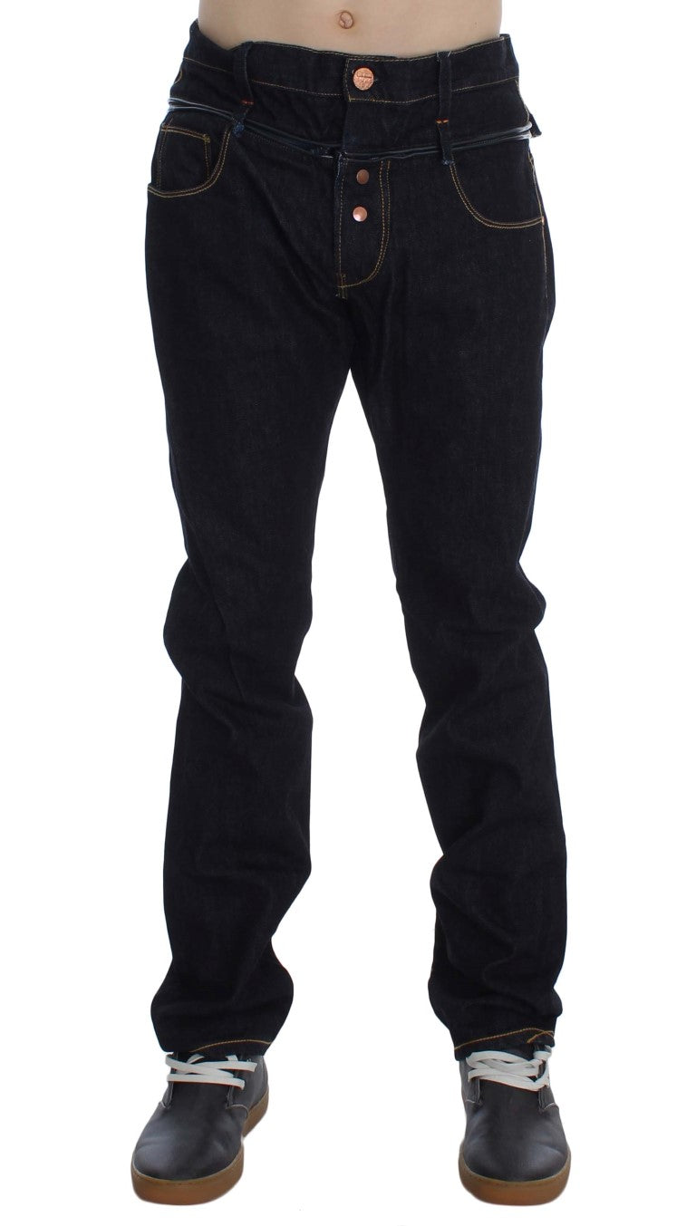 Huit jeans élégants de luxe pour hommes, coupe droite