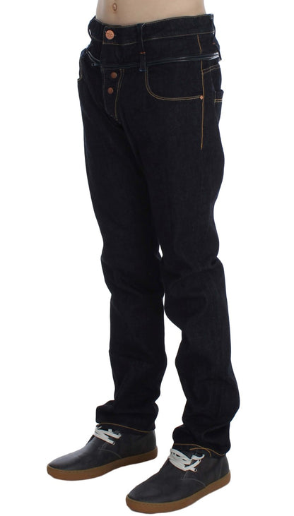 Huit jeans élégants de luxe pour hommes, coupe droite