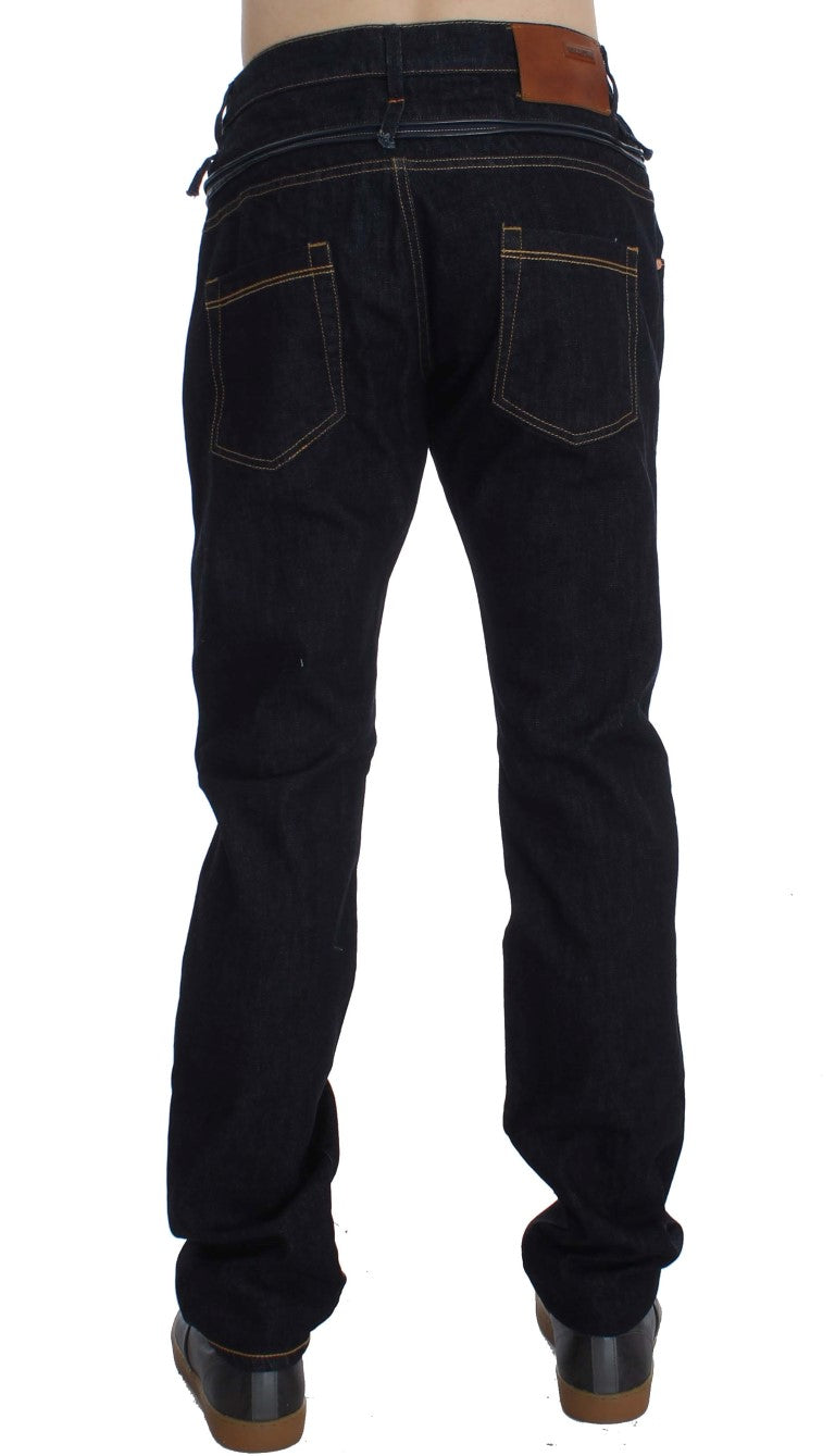 Huit jeans élégants de luxe pour hommes, coupe droite