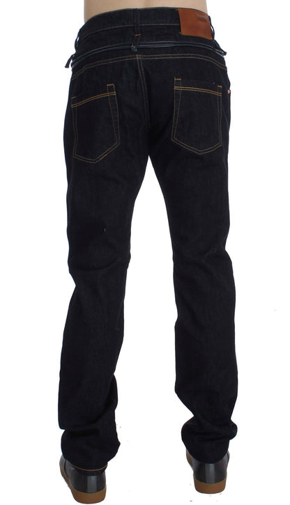 Huit jeans élégants de luxe pour hommes, coupe droite