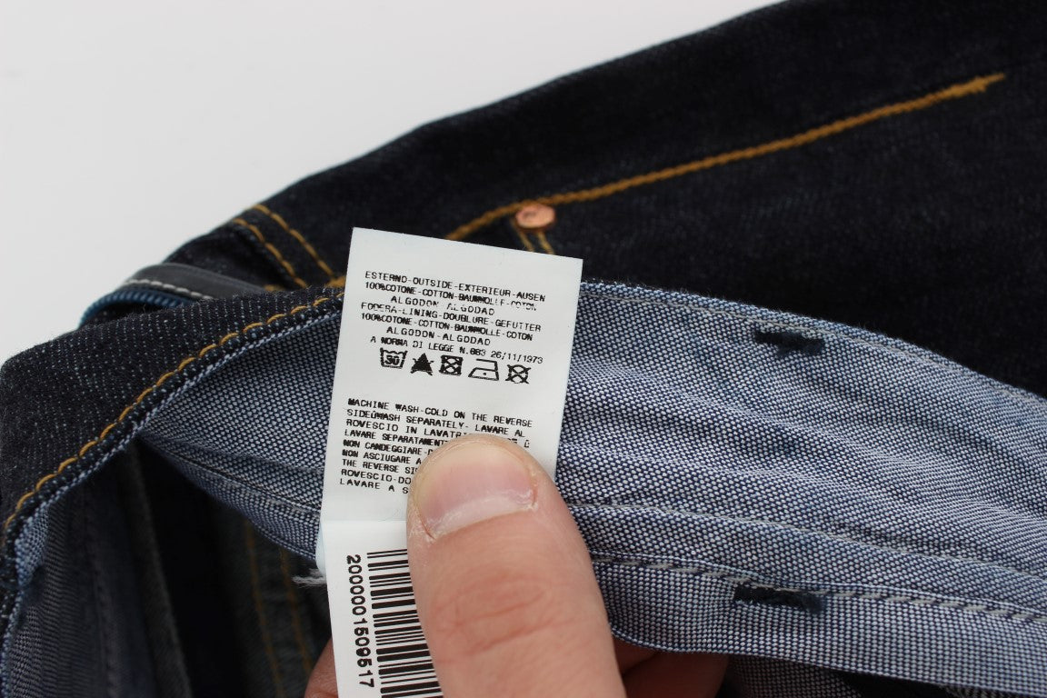 Huit jeans élégants de luxe pour hommes, coupe droite