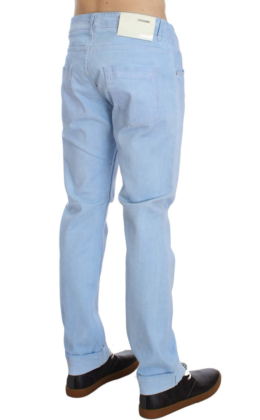 Huit jeans élégants taille basse coupe régulière pour homme