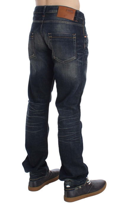 Huit jeans élégants pour homme, coupe droite, taille basse