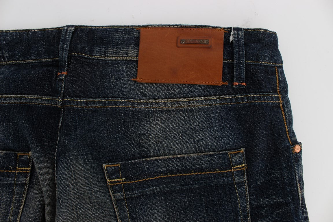 Huit jeans élégants pour homme, coupe droite, taille basse
