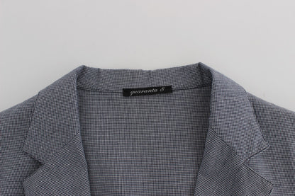 Blazer bleu élégant à double boutonnage Master Coat