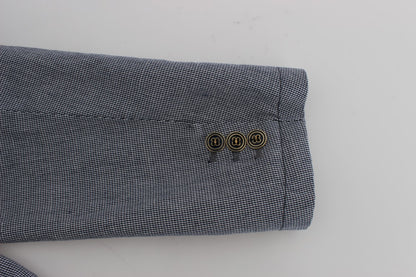 Blazer bleu élégant à double boutonnage Master Coat