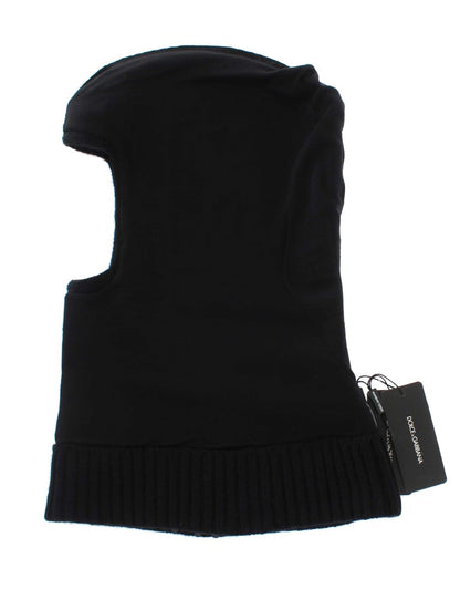 Dolce &amp; Gabbana Élégant foulard à capuche à paillettes noires