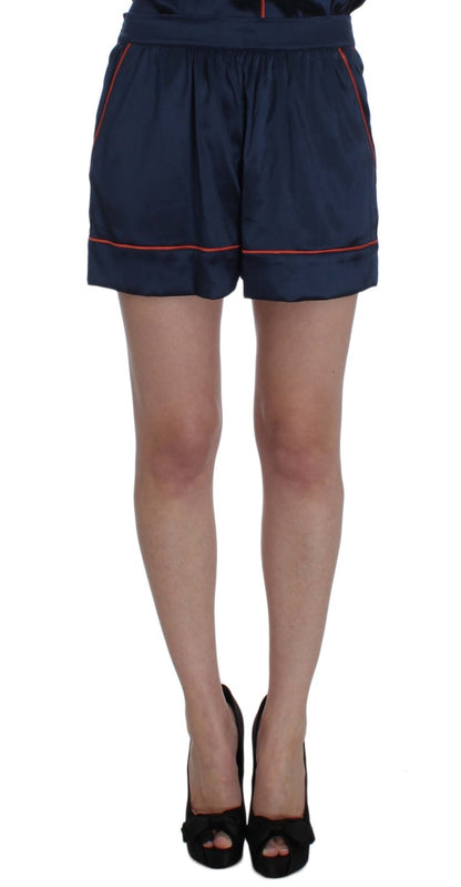 Mini-short élégant en soie stretch Dolce &amp; Gabbana
