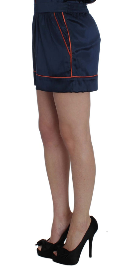 Mini-short élégant en soie stretch Dolce &amp; Gabbana
