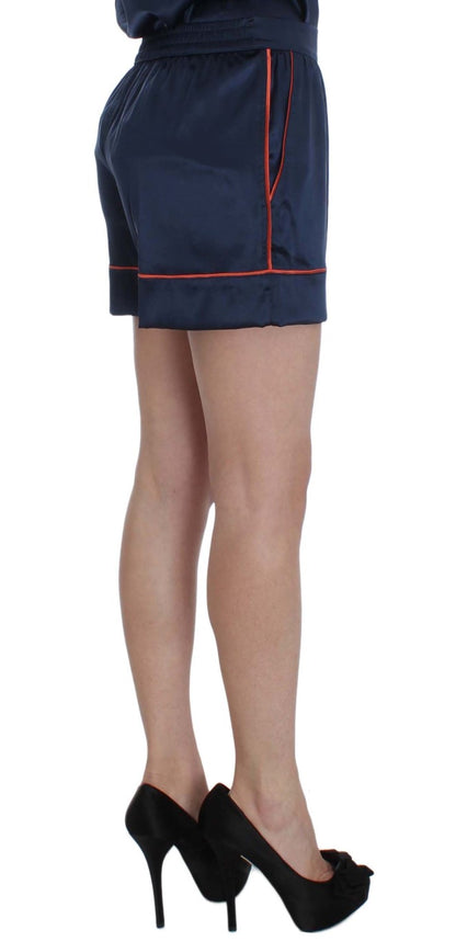 Mini-short élégant en soie stretch Dolce &amp; Gabbana