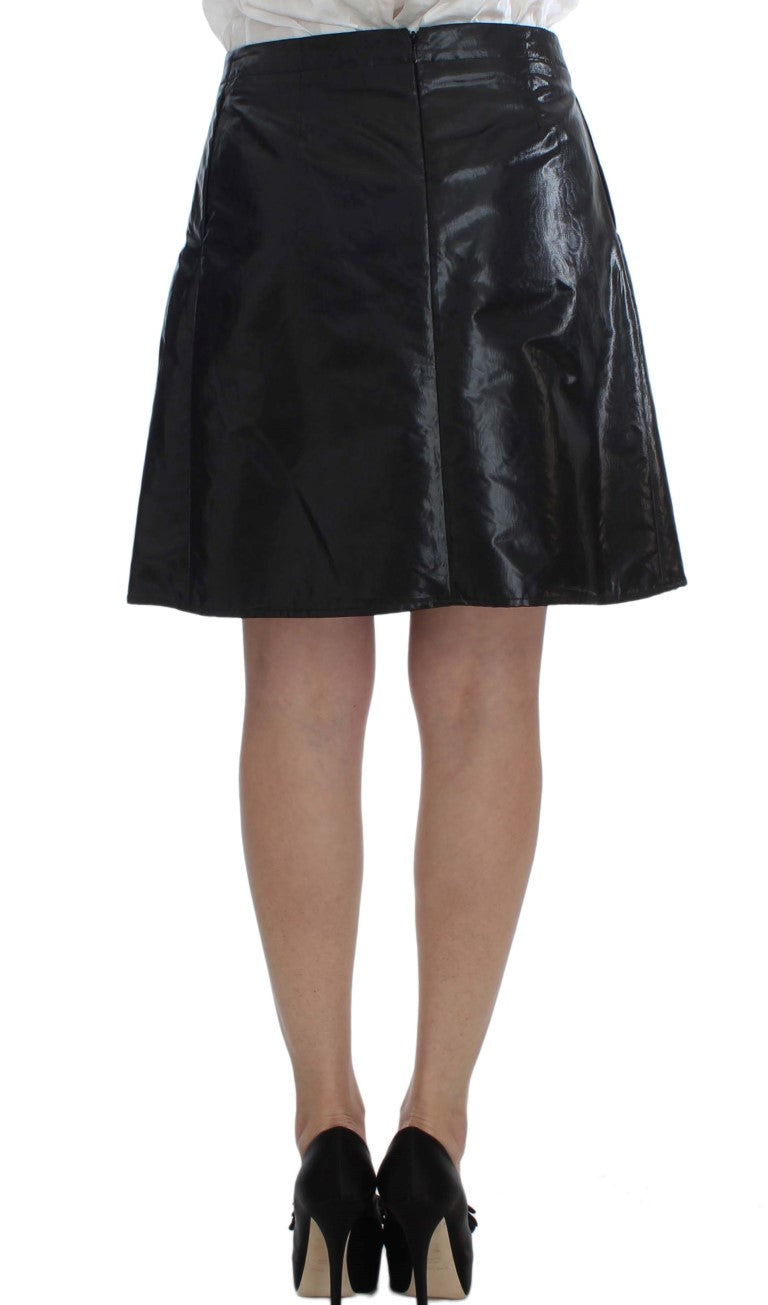 Exte Élégant tailleur jupe noir deux pièces