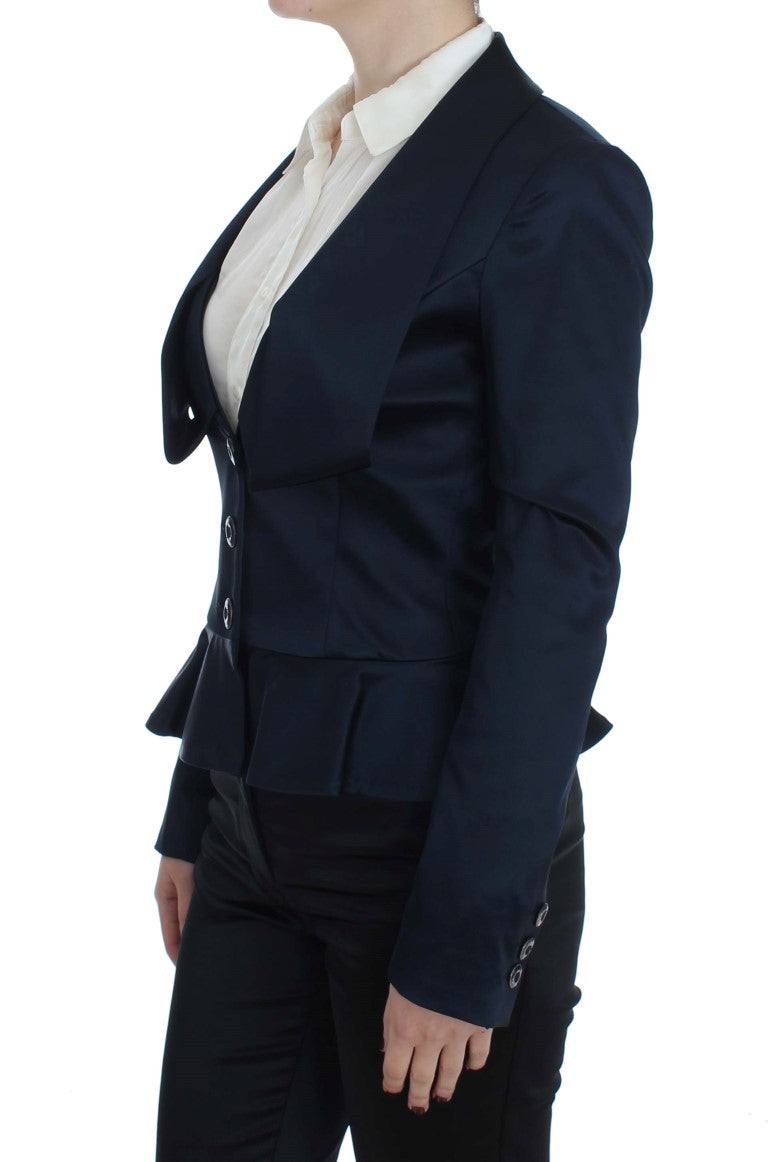 Veste blazer bleue élégante Exte avec une touche de designer