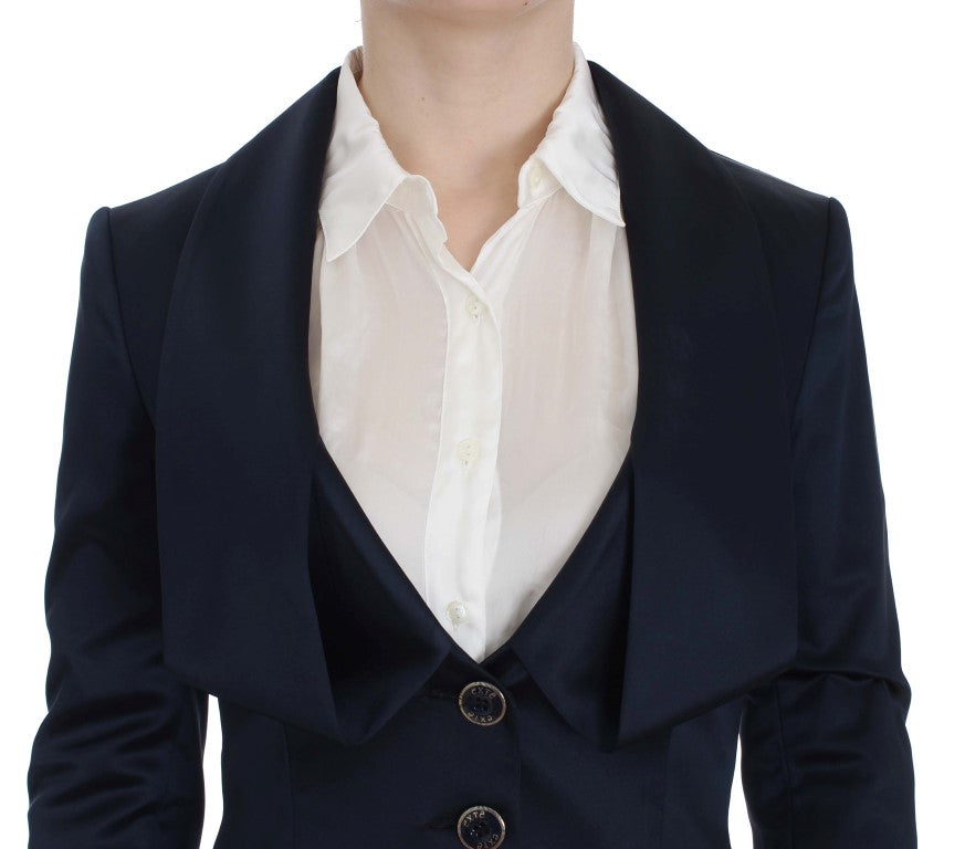 Veste blazer bleue élégante Exte avec une touche de designer